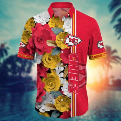 Kansas City Chiefs Daisy Dream Hawaiian Shirt front