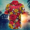 Kansas City Chiefs Hibiscus Harmony Hawaiian Shirt back