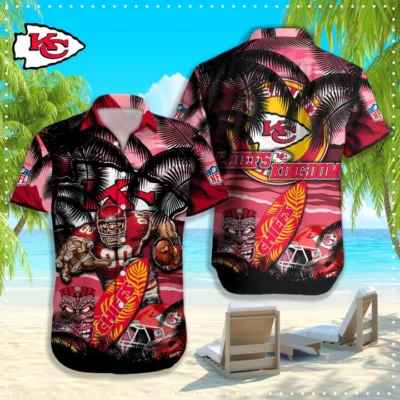 Kansas City Chiefs Kingdom Surf Hawaiian Shirt