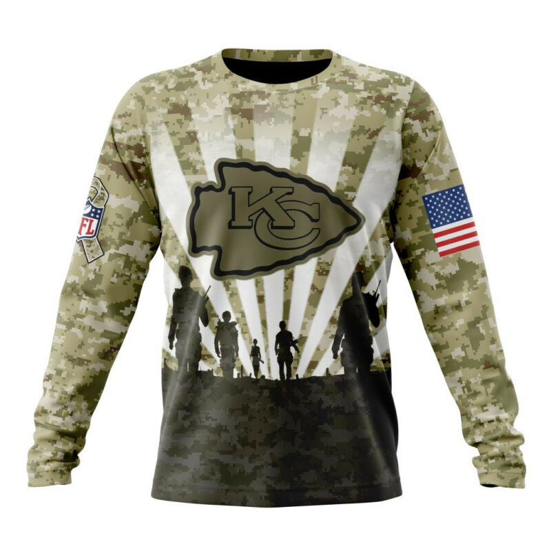 Kansas City Chiefs Military Pride Sweatshirt