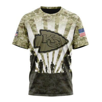 Kansas City Chiefs Military Pride T-Shirt