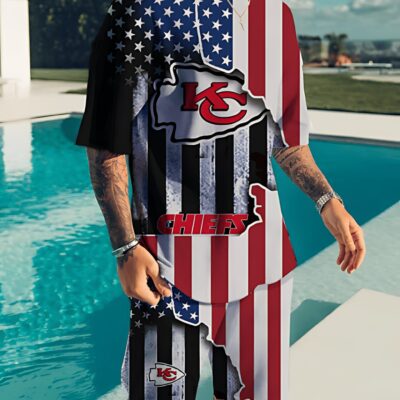 Kansas City Chiefs Stars and Stripes and Shorts