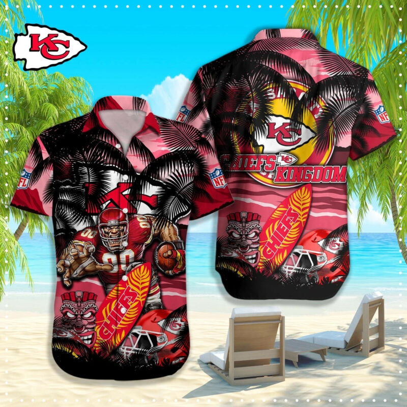 Kansas City Chiefs Tropical Kingdom Hawaiian Shirt