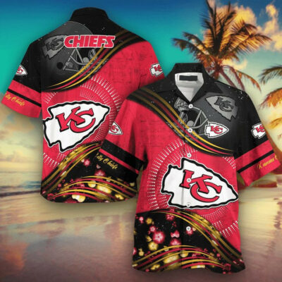 Kansas City Chiefs Vibrant Waves Hawaiian Shirt