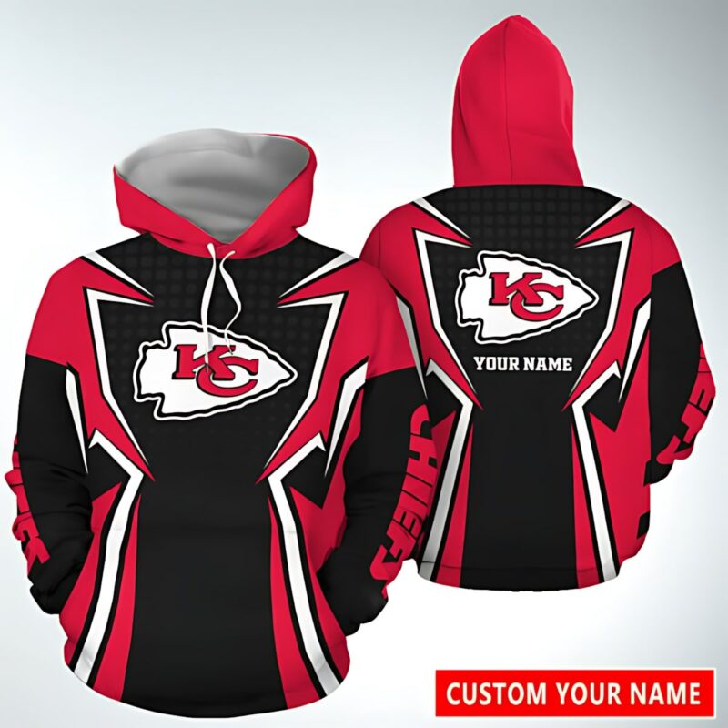 Kansas City Chiefs Vortex Custom Hoodie