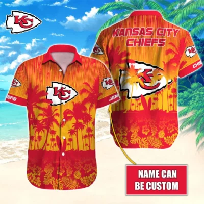 Personalized Hot Chiefs Sunset Paradise Hawaiian Shirt