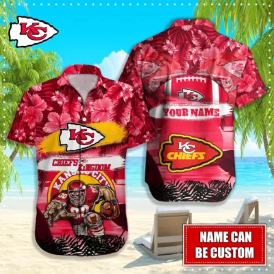 Personalized Kansas City Chiefs Kingdom Warrior Hawaiian Shirt