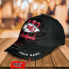 Personalized Kansas City Chiefs Savage Scratch Baseball Cap left side