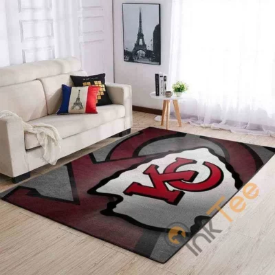 Kansas City Chiefs Bold Logo Pride Area Rug