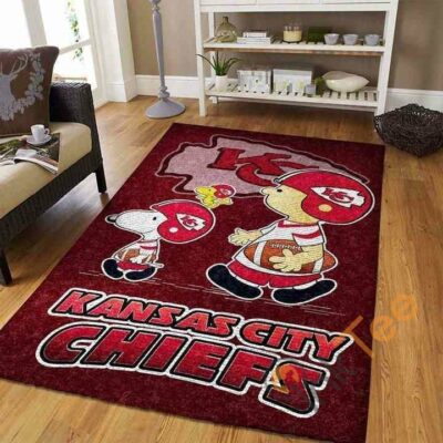 Kansas City Chiefs Cartoon Team Spirit Rug