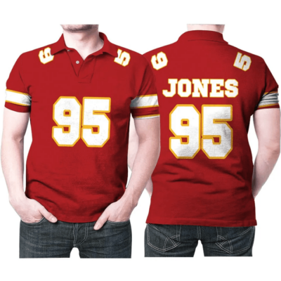 Kansas City Chiefs Chris Jones 95 Great Player Polo Shirt