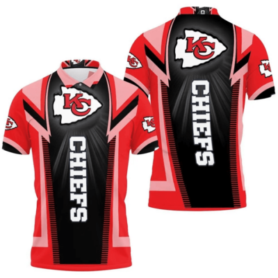 Kansas City Chiefs Dynamic Spirit 3D Polo Shirt