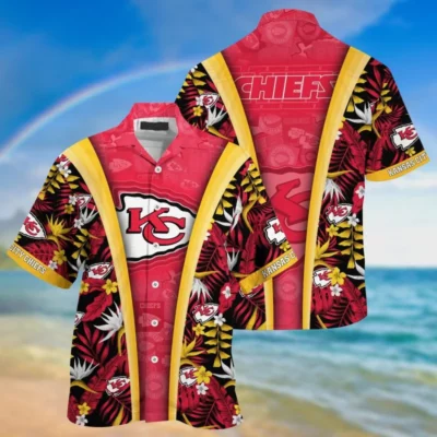 Kansas City Chiefs Floral Passion Aloha Shirt