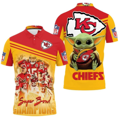 Kansas City Chiefs Galactic Super Bowl Champions Polo Shirt