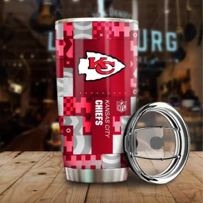 Kansas City Chiefs Geometric Pride Tumbler