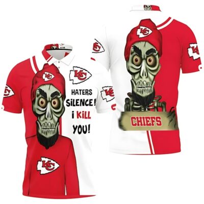 Kansas City Chiefs Haters I Kill You 3D Polo Shirt