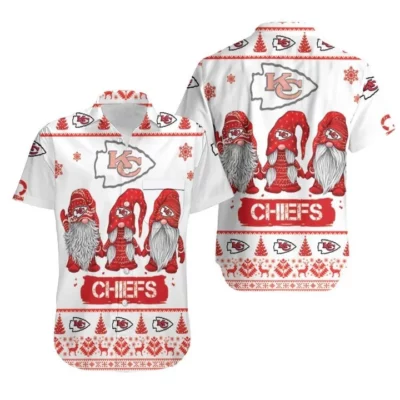 Kansas City Chiefs Holiday Gnomes Hawaiian Shirt