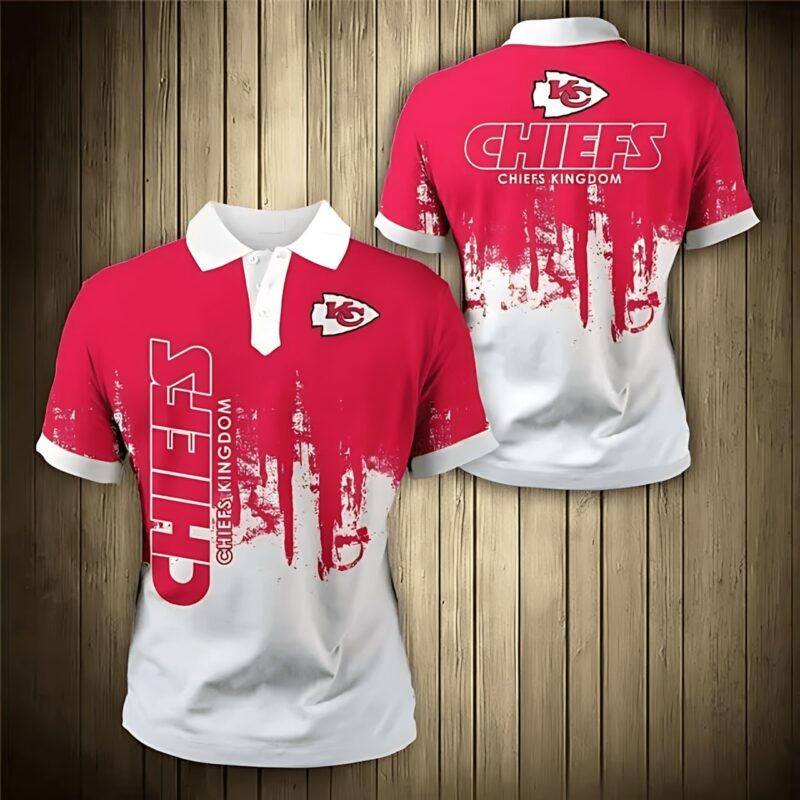 Kansas City Chiefs Kingdom Pride Red and White Polo Shirt