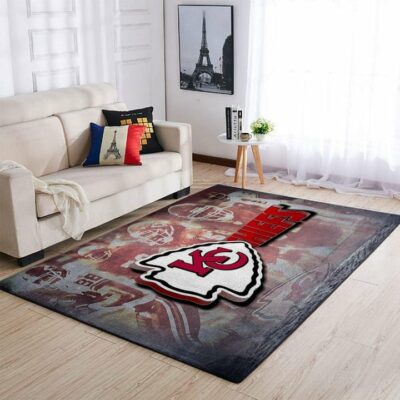 Kansas City Chiefs Legacy Champions Collage Rug