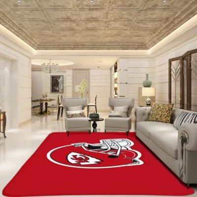 Kansas City Chiefs Logo Helmet Rug