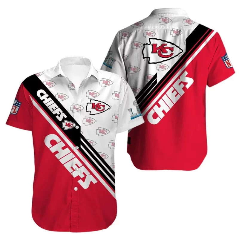 Kansas City Chiefs Many Logo Hawaiian Shirt