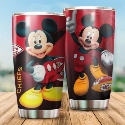 Kansas City Chiefs Mickey Mouse Disney football Teams Tumbler