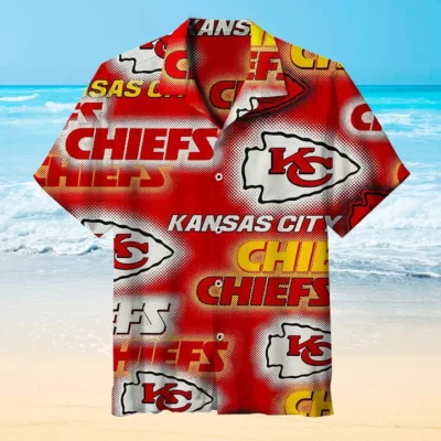 Kansas City Chiefs Pop Art Blast Hawaiian Shirt