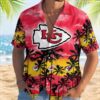 Kansas City Chiefs Sunset Paradise Hawaiian Shirt Front