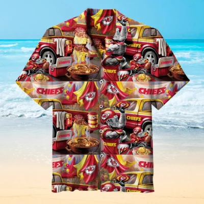 Kansas City Chiefs Tailgate Fiesta Hawaiian Shirt