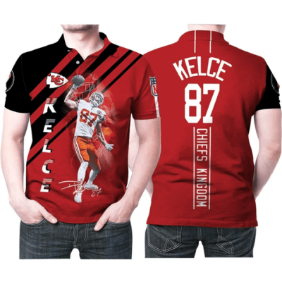 Kansas City Chiefs Travis Kelce Kingdom Polo Shirt