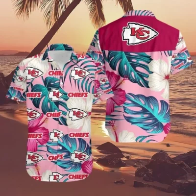 Kansas City Chiefs Tropical Vibe Pink Edition Shirt