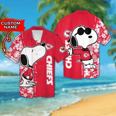 Personalized Kansas City Chiefs & Snoopy Hawaiian Shirt