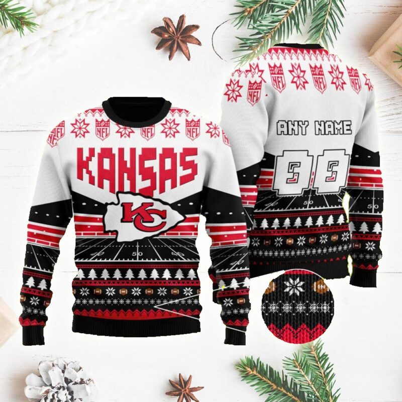 Kansas City Chiefs Gridiron Glory Ugly Christmas Sweater