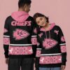 Nfl Kansas City Chiefs Pink Breast Cancer Hoodie Zip Hoodie Mockup