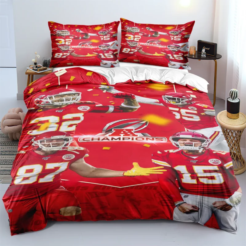 Kansas City Chiefs Championship Glory Bedding Set