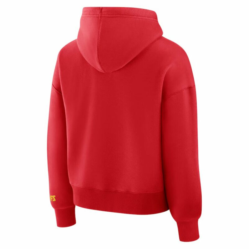 Kansas City Chiefs Classic Red Logo Hoodie back