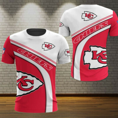 Kansas City Chiefs Classic Stripe 3D Shirt