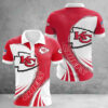 Kansas City Chiefs Dynamic Wave 3D Polo Shirt