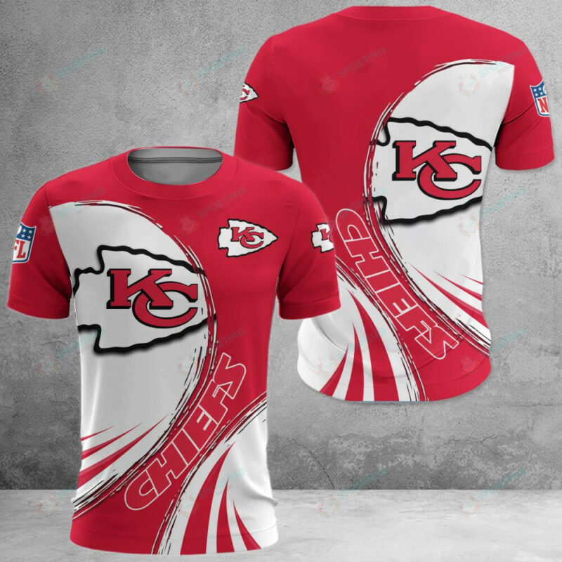 Kansas City Chiefs Dynamic Wave 3D Shirt