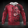 Kansas City Chiefs Fiery Player 3D Hoodie front