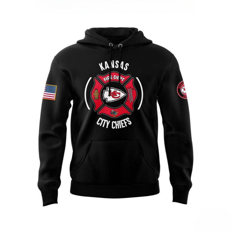 Kansas City Chiefs Firefighter Appreciation Night Special Hoodie front