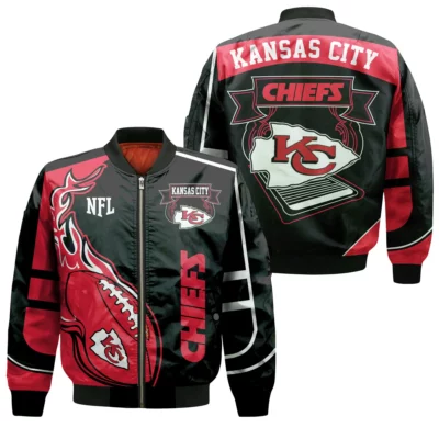 Kansas City Chiefs Flame Legend Bomber Jacket