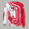 Kansas City Chiefs Flaming Football 3D Sweatshirt