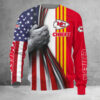 Kansas City Chiefs Patriotic Grip 3D Sweatshirt