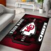 Kansas City Chiefs Personalized Heritage Rug livng room