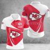 Kansas City Chiefs Personalized Swirl 3D Polo Shirt