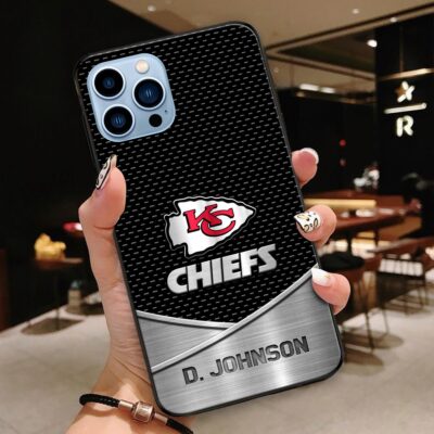 Kansas City Chiefs Steel Legacy Phone Case Glass