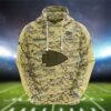 Personalized Kansas City Chiefs Tactical Camo Hoodie front