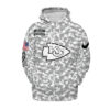 Personalized Kansas City Chiefs Arctic Camo Salute to Service Club Hoodie front