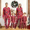 Personalized Kansas City Chiefs Festive Lights Pajamas